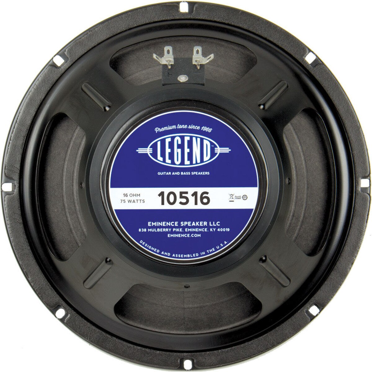 Eminence Legend 10516 10" Guitar Speaker 75W 16 Ohm